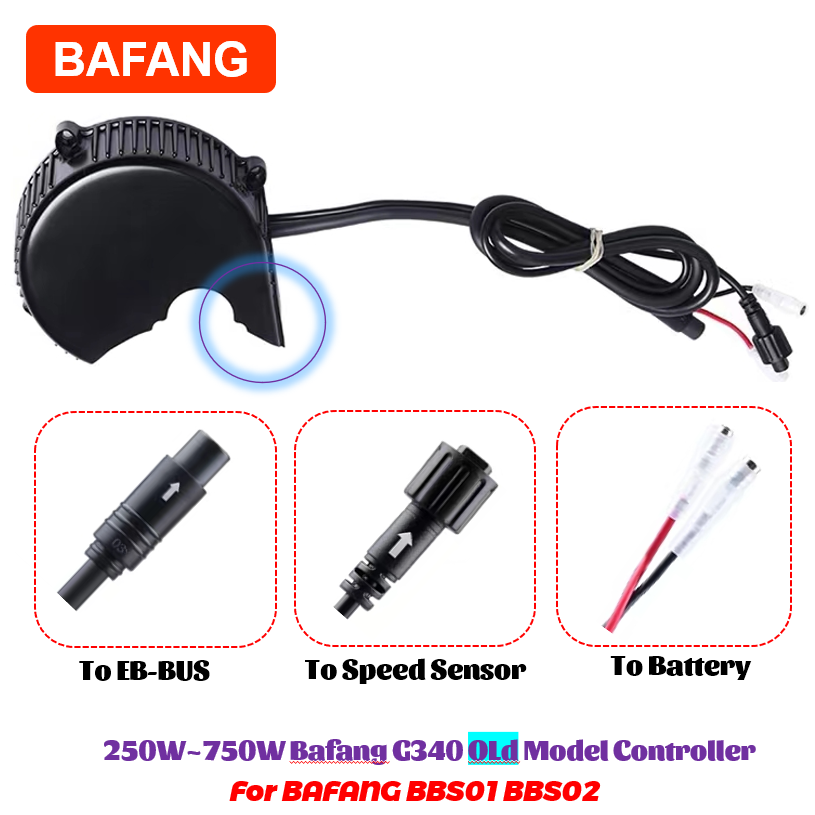 Bafang Bbshd 1000W Conversion Kit - Bafang BBS01 BBS01B BBS02 BBS02B BBSHD