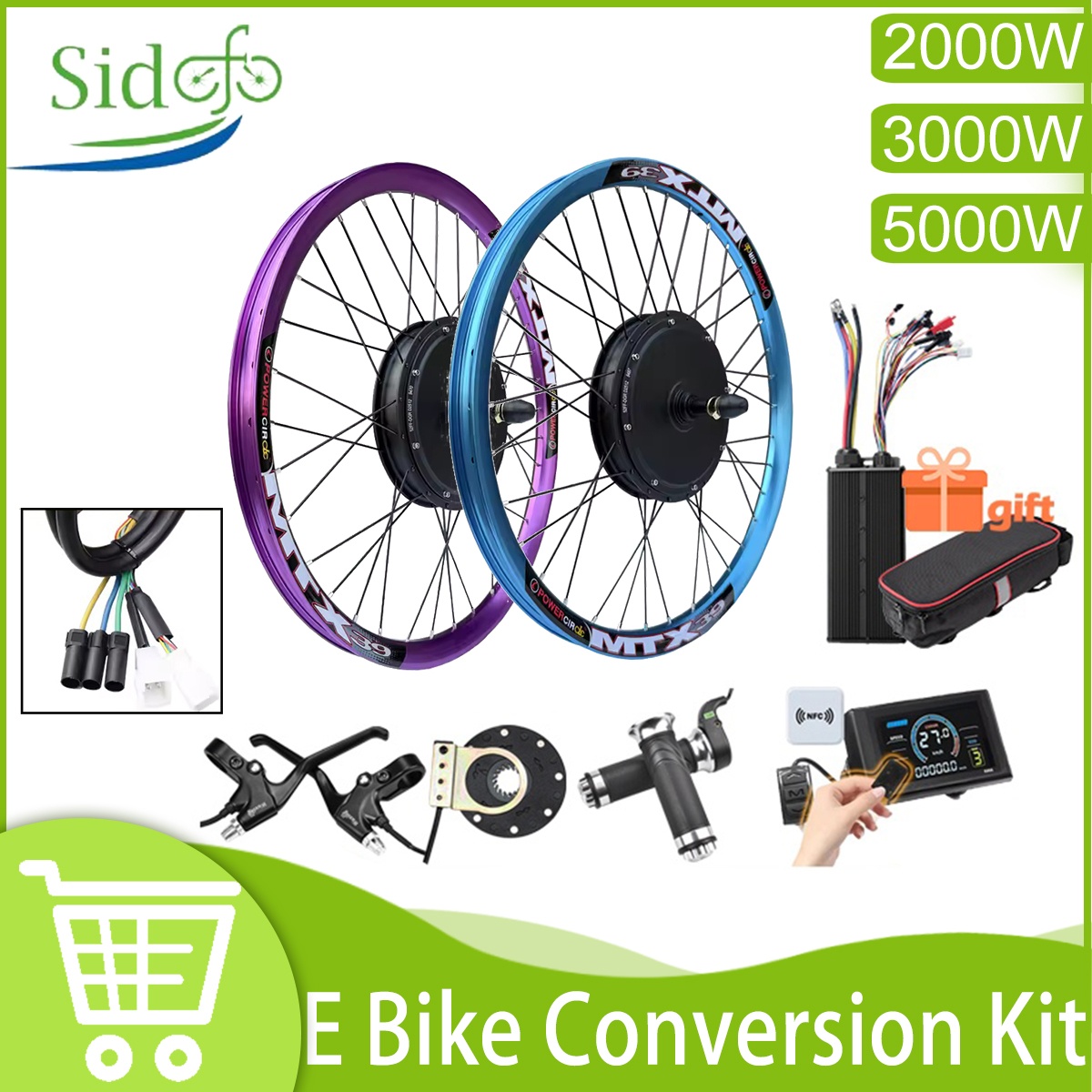 New Upgrade Ebike Conversion K - đánh giá và giá Ebike Conversion Kit 72V 3000W