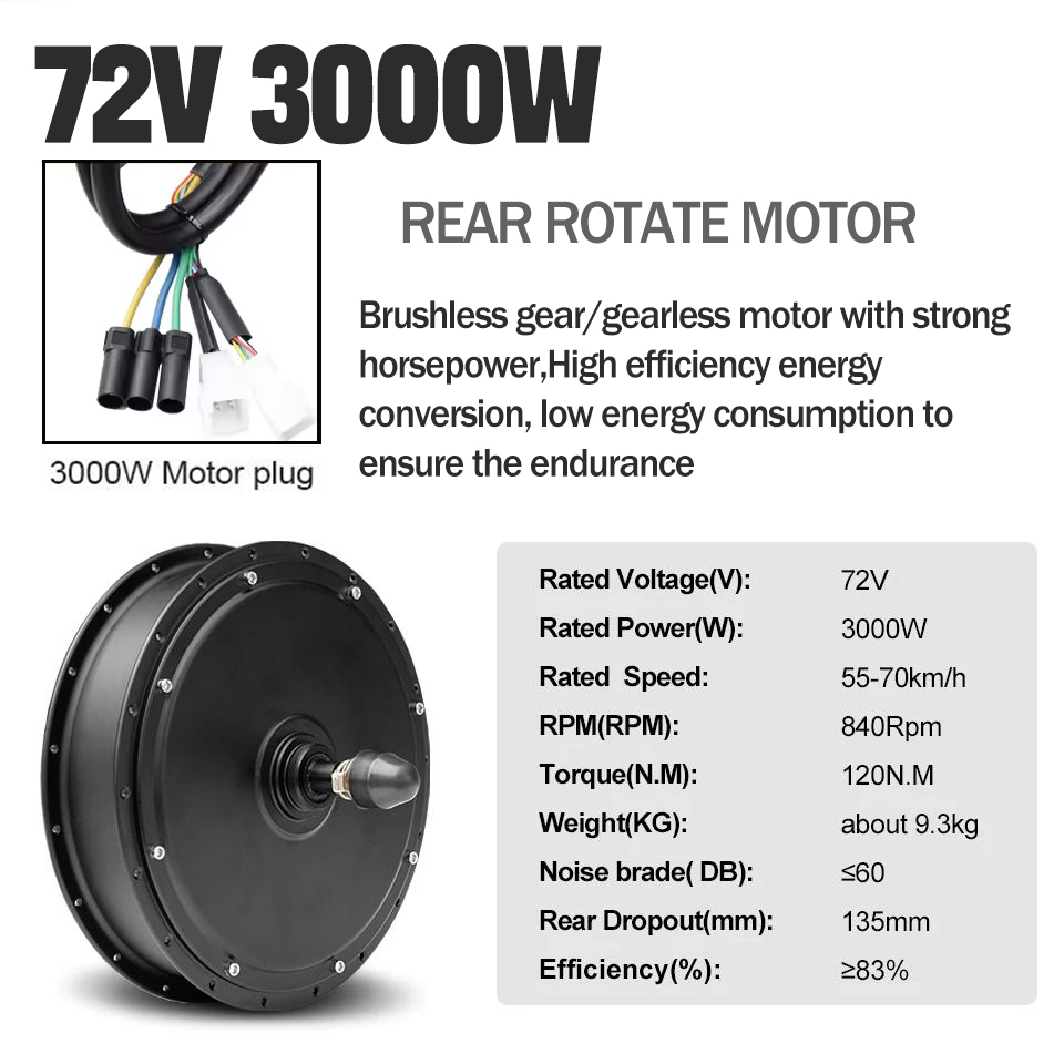New Upgrade Ebike Conversion K - đánh giá và giá Ebike Conversion Kit 72V 3000W