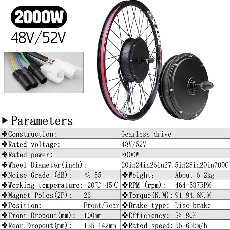 New Upgrade Ebike Conversion K - đánh giá và giá Ebike Conversion Kit 72V 3000W