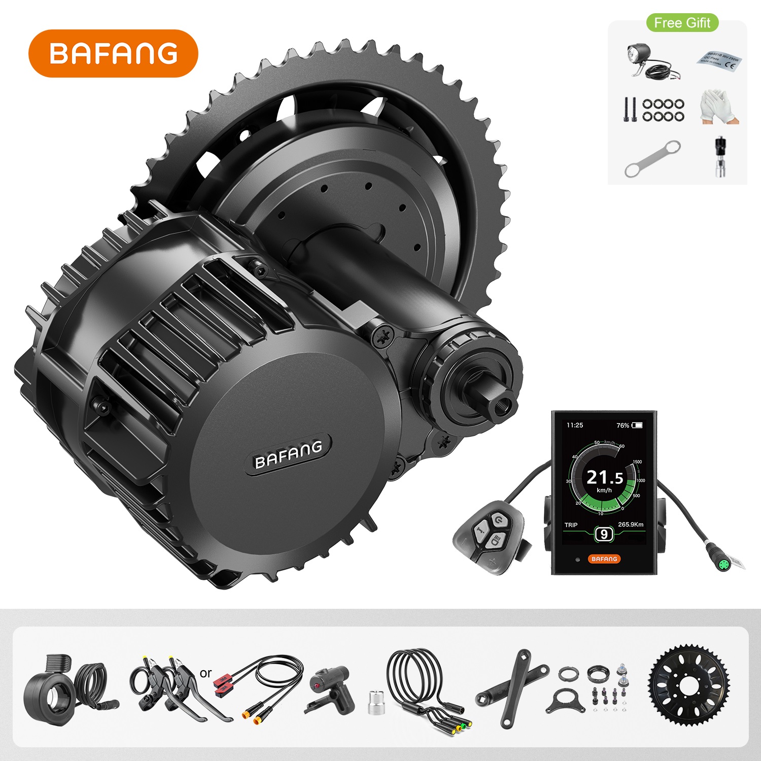 Bafang G320 48V 52V 1000W BBSH - đánh giá và giá Bafang Bbshd 1000W Conversion Kit