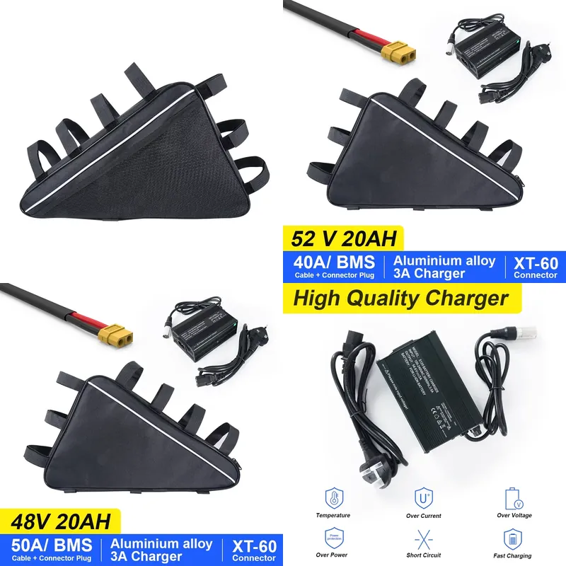 2026 US Triangle Lithium Elect - đánh giá và giá Ebike Battery 52V 20Ah Triangle Pack