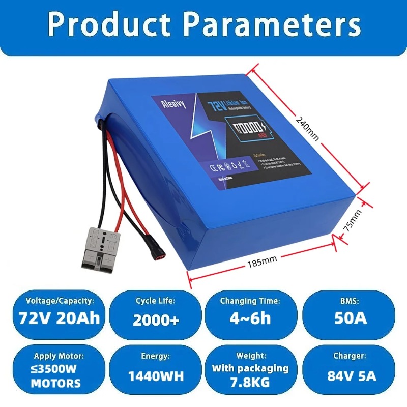 21700 72V Battery 20S4P 20AH 2 - đánh giá và giá Electric Bicycle Battery 72V 30Ah