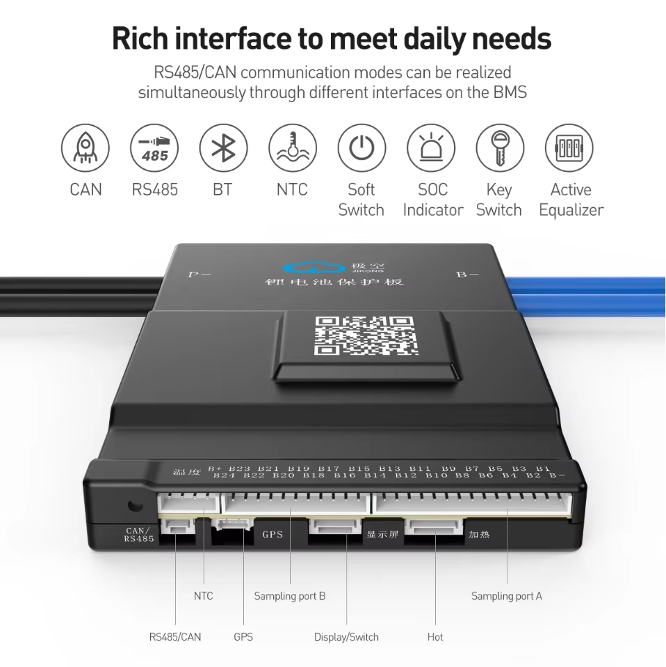 JK BMS Active Balance 150A 1A  - đánh giá và giá Smart Bms 72V 20S 150A Bluetooth