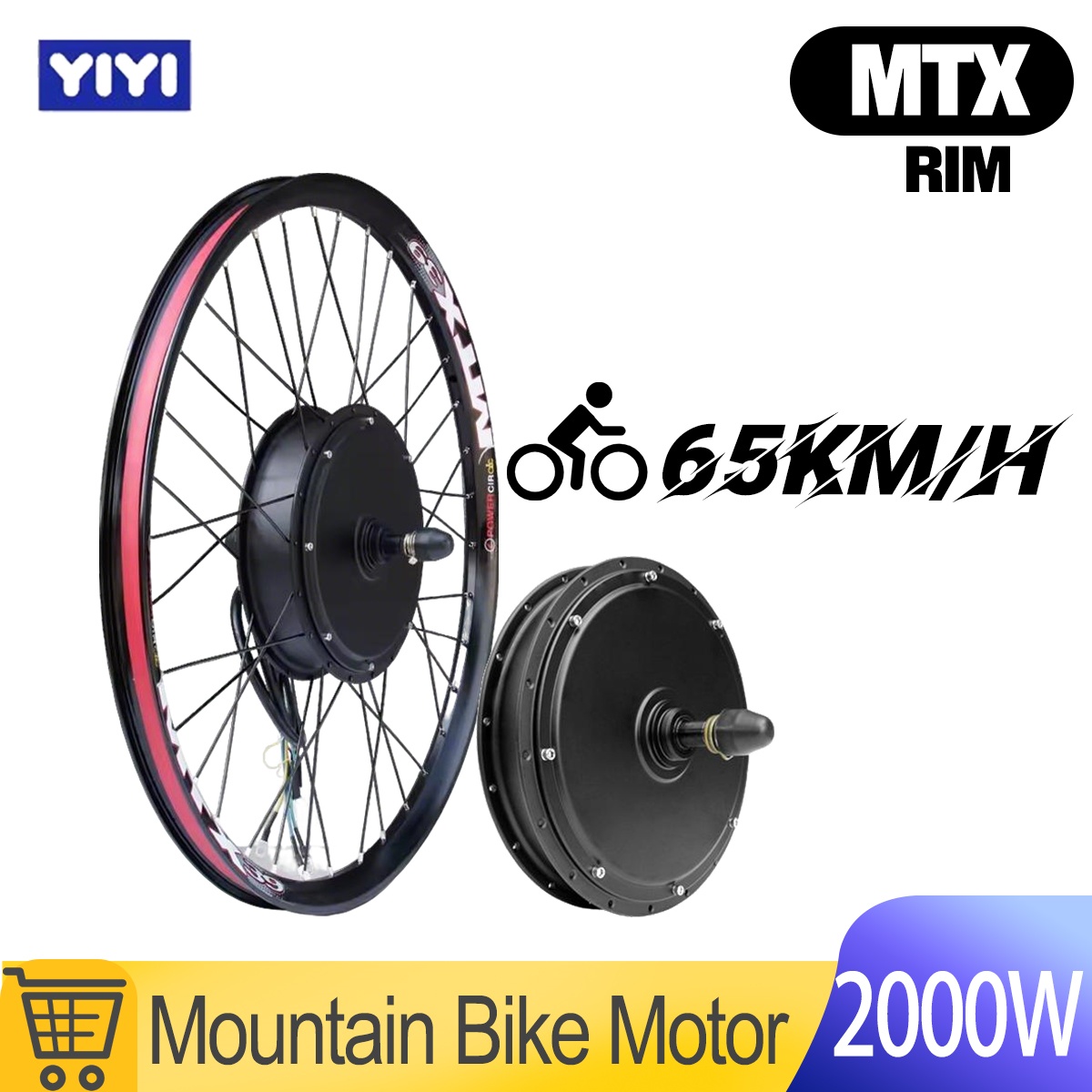 MTX 48V52V 2000W Ebike Motor W - đánh giá và giá Ebike Conversion Kit 72V 3000W