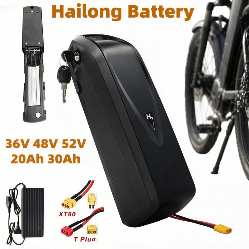 Multi-Size Ebike Battery Hailo - đánh giá và giá Ebike Battery 48V 20Ah Hailong
