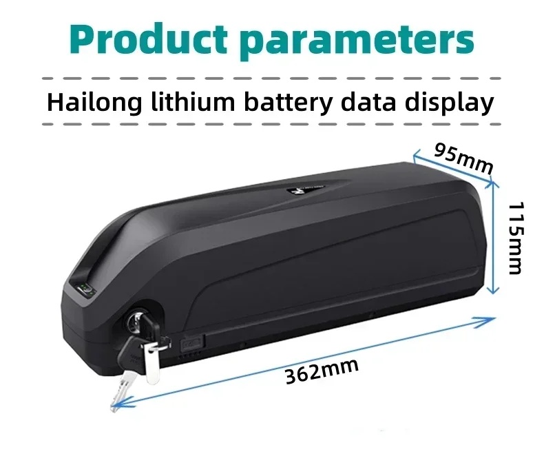 Multi-Size Ebike Battery Hailo - đánh giá và giá Ebike Battery 48V 20Ah Hailong