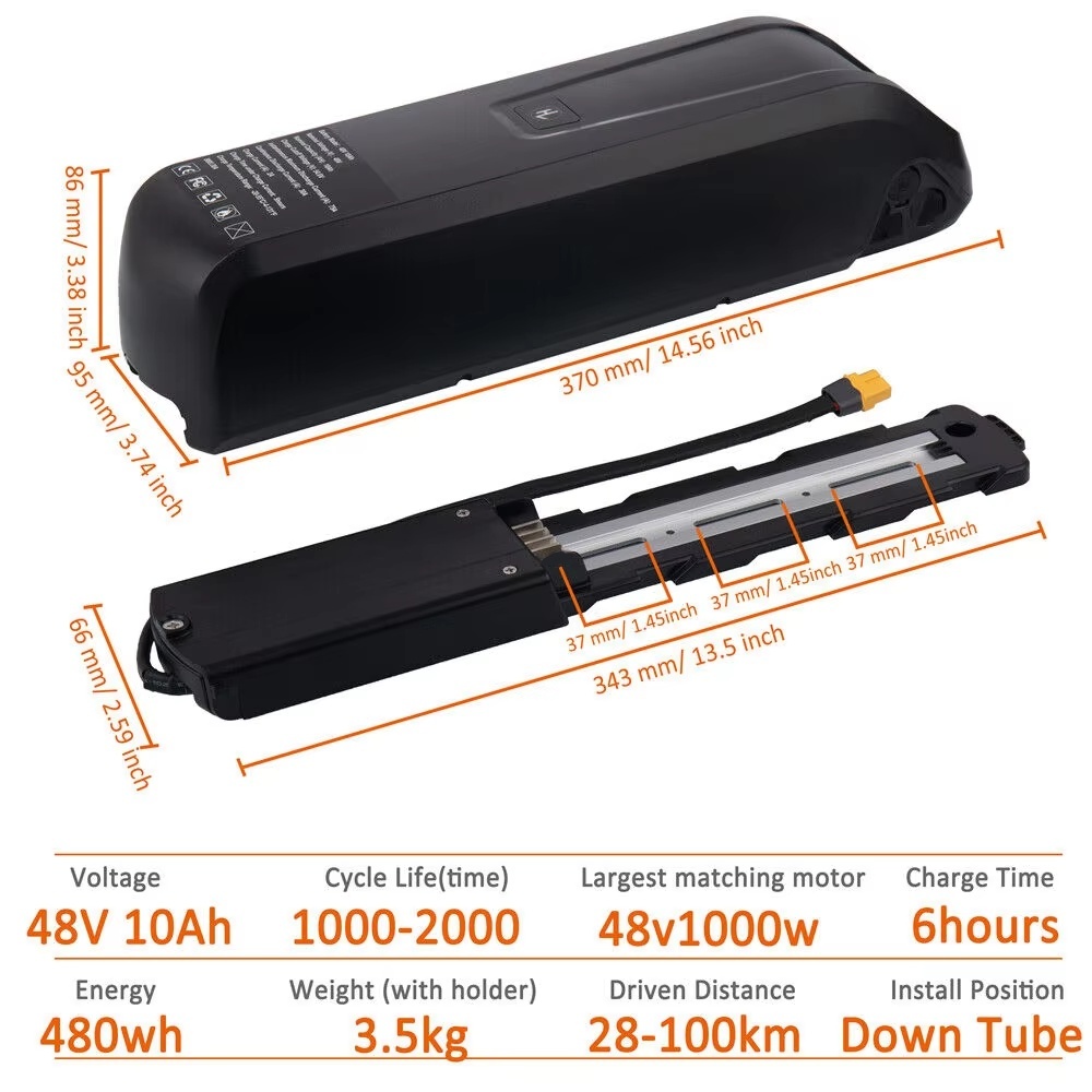 New Hailong EBike Battery 36V  - đánh giá và giá Ebike Battery 48V 20Ah Hailong