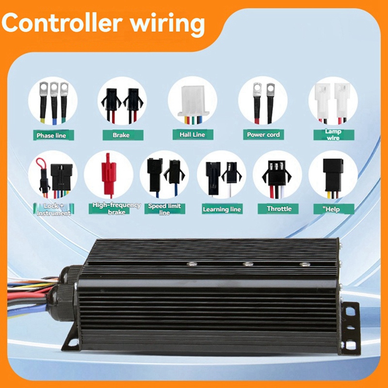 E-Bicycle Three Mode Controlle - đánh giá và giá Sine Wave Controller 48V 72V 80A