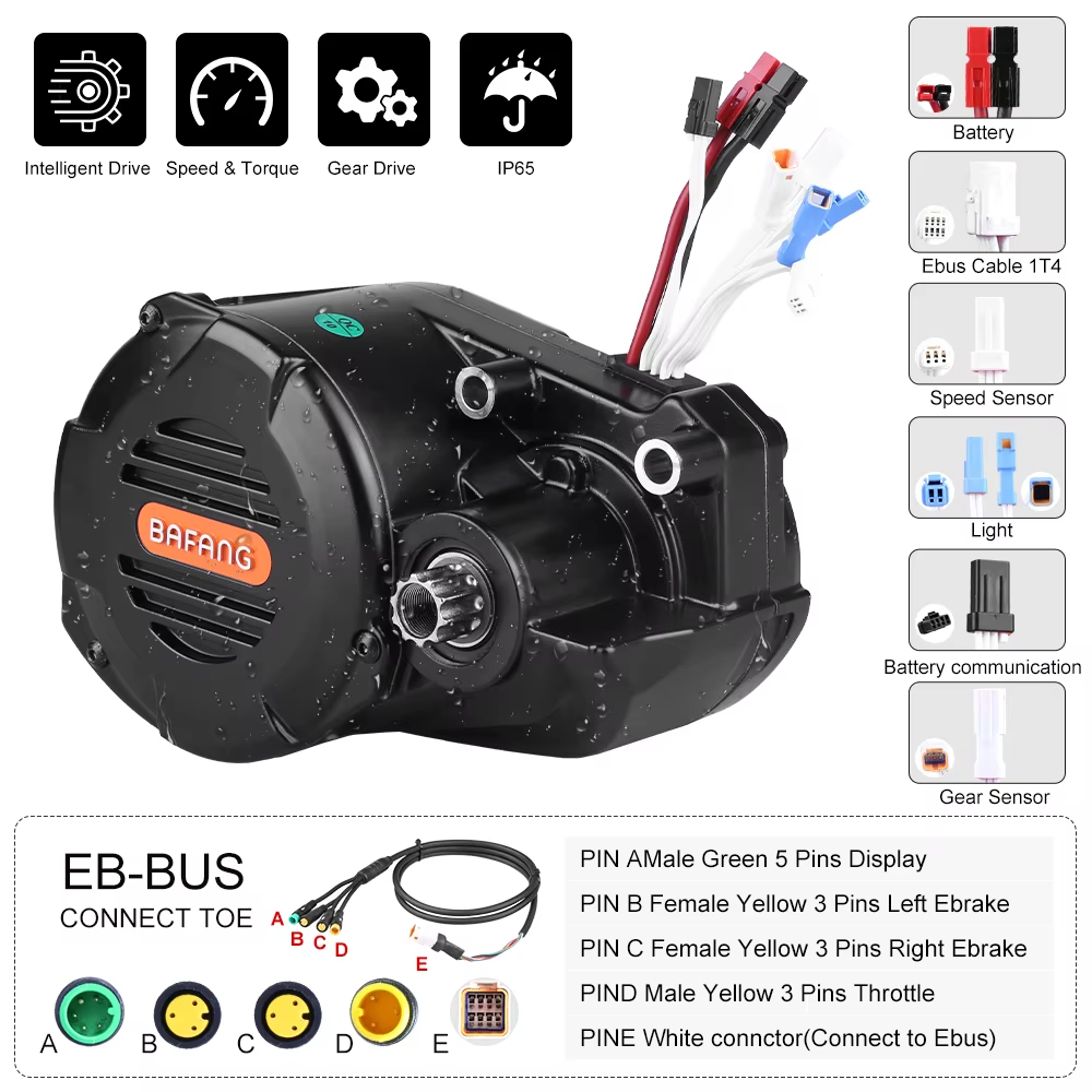 Bafang M620 G510 48V 52V 1000W - đánh giá và giá Mid Drive Motor Kit 52V 1000W