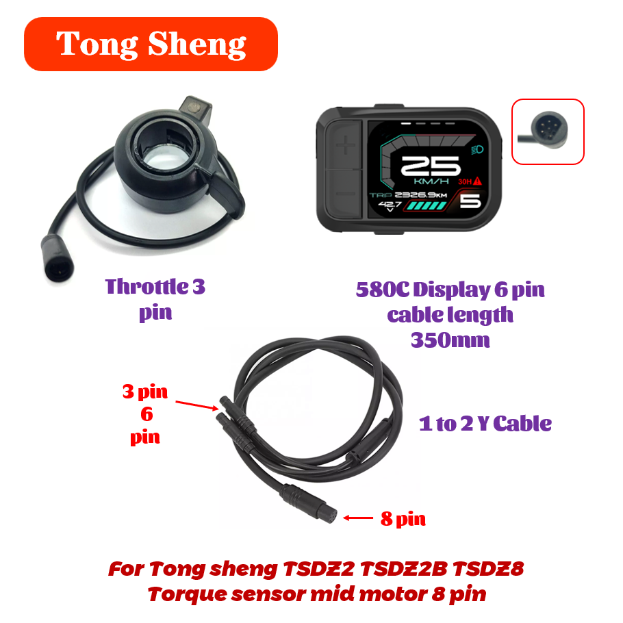 Tongsheng TSDZ2 TSDZ2B Throttl - đánh giá và giá Tongsheng Tsdz2B Mid Drive Motor