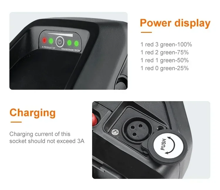 Liitokala 48V Electric Bicycle - đánh giá và giá Ebike Battery 48V 20Ah Hailong