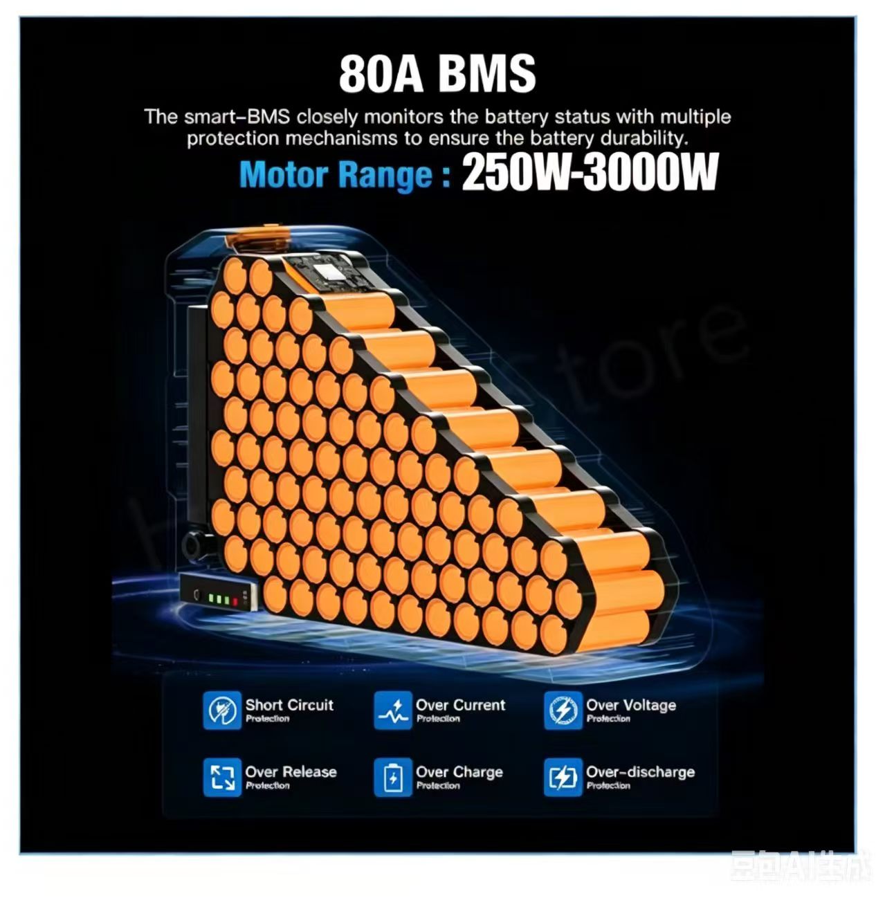 Electric Bicycle 36v 48v 52v 2 - đánh giá và giá Electric Bicycle Battery 72V 30Ah