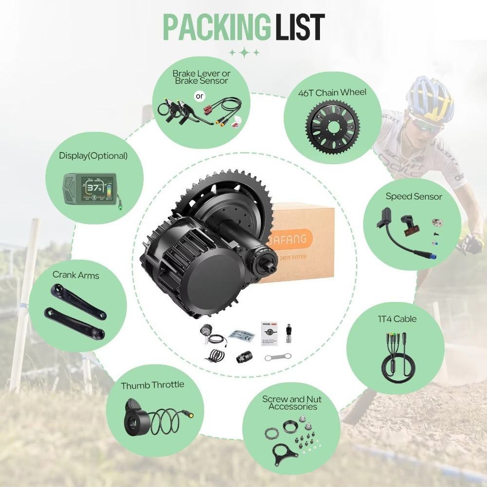 BBSHD 48v 52v 1000W Mid Drive  - đánh giá và giá Mid Drive Motor Kit 52V 1000W
