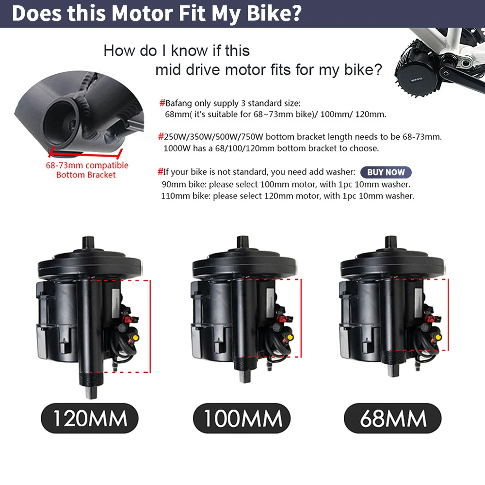 Bafang BBSHD 1000W 52V 48V 68m - đánh giá và giá Bafang Bbshd 1000W Conversion Kit