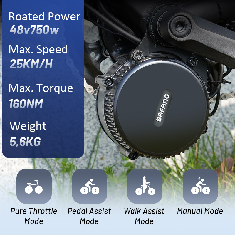 Bafang M325 M215 Mid Drive Mot - đánh giá và giá Bafang Bbs02B 48V 750W Mid Drive Kit
