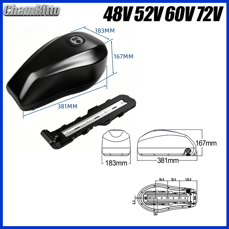 48V 72V 52V 60V ebike Fuel Tan - đánh giá và giá Electric Bicycle Battery 72V 30Ah