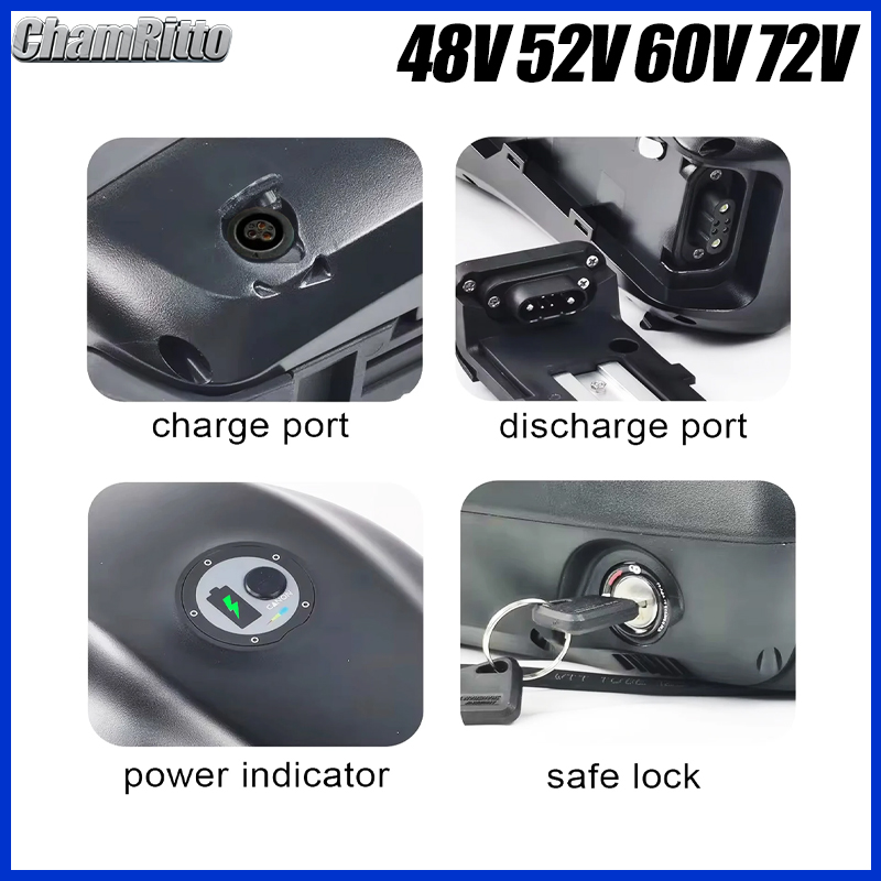 48V 72V 52V 60V ebike Fuel Tan - đánh giá và giá Electric Bicycle Battery 72V 30Ah