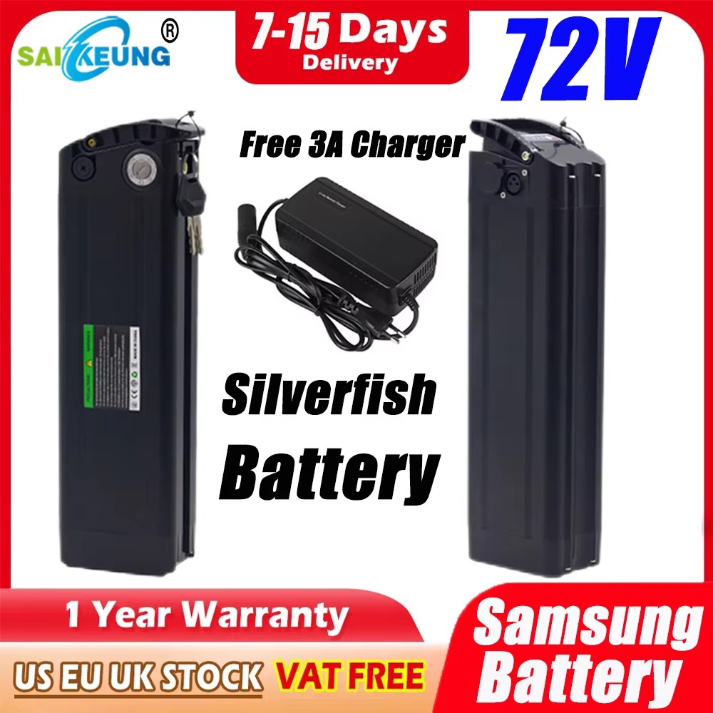 72V SilverFish Akku Accu Titan - đánh giá và giá Electric Bicycle Battery 72V 30Ah