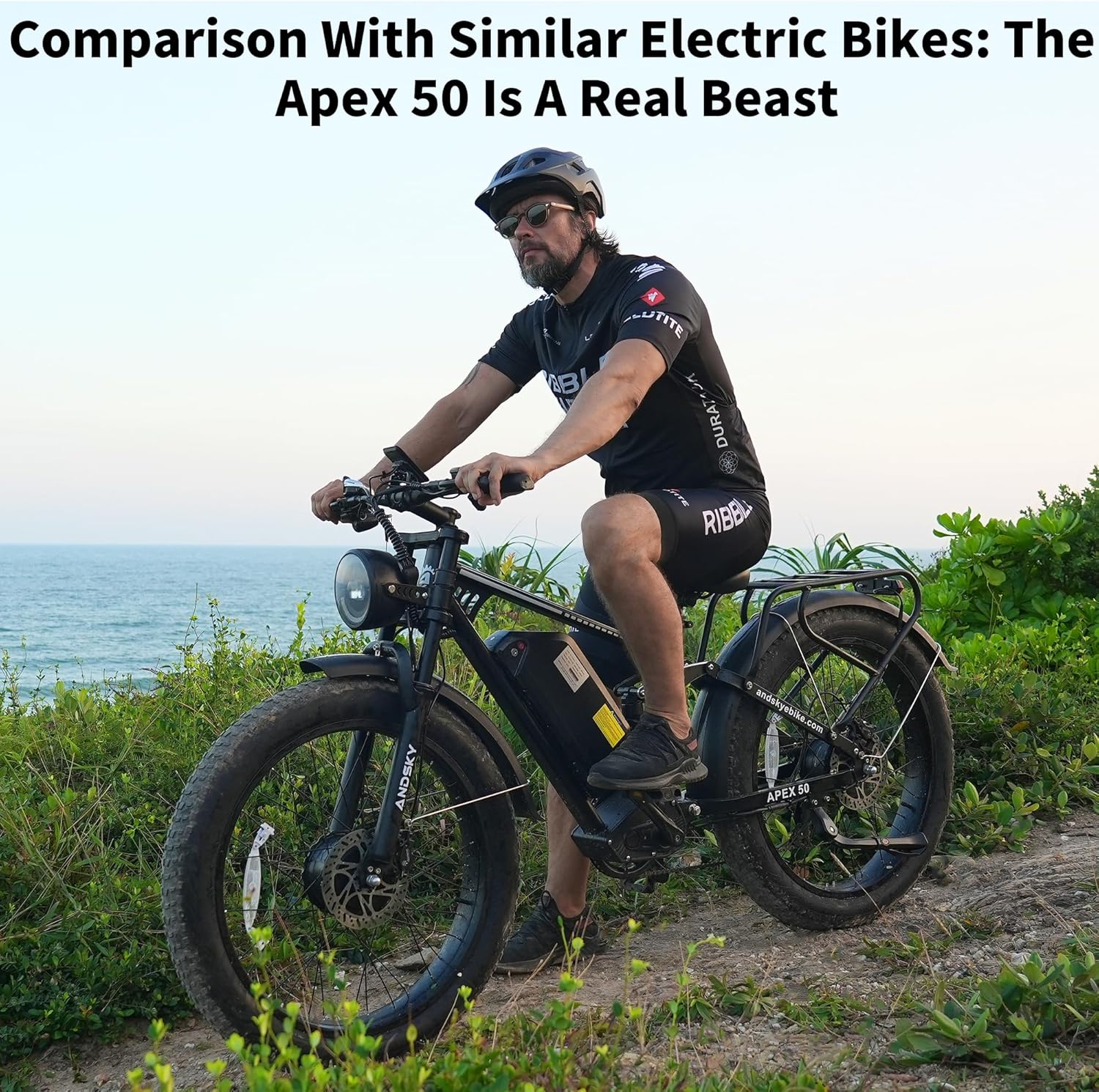 ANDSKY Apex50 AWD Electric Bik - đánh giá và giá Mid Drive Motor Kit 52V 1000W