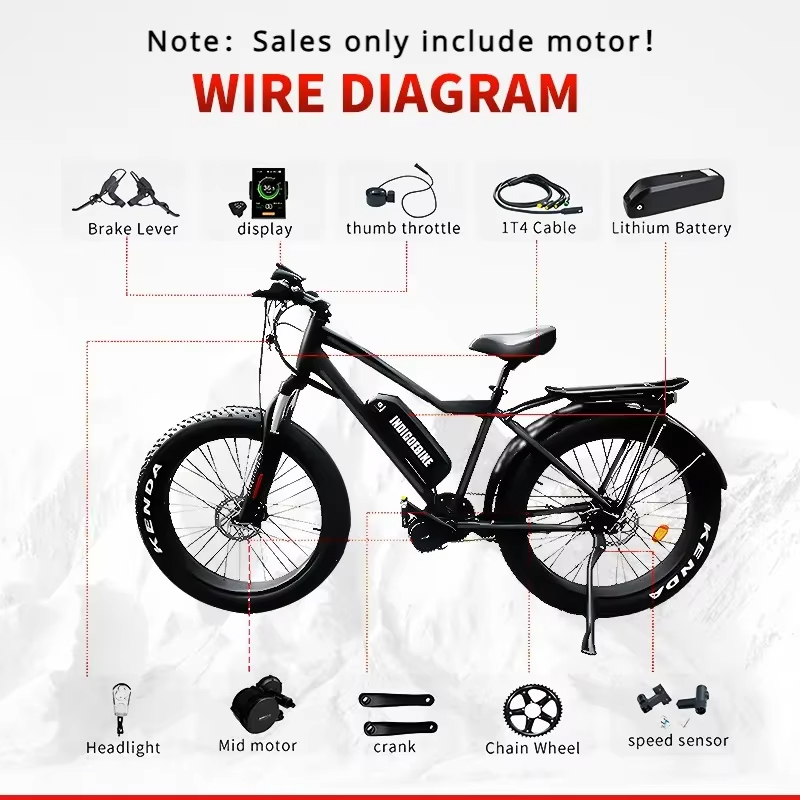 BAFANG 1000W BBSHD Mid Drive M - đánh giá và giá Mid Drive Motor Kit 52V 1000W