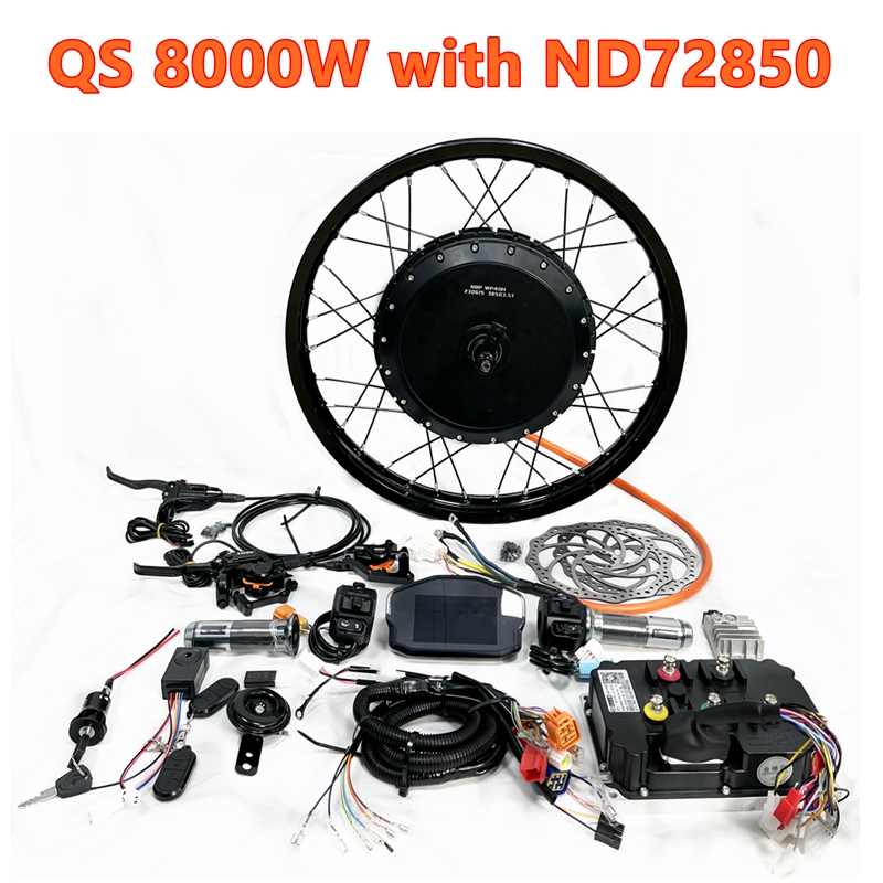 QS273 40H V3 Peak 8000W 150mm  - đánh giá và giá Ebike Conversion Kit 72V 3000W