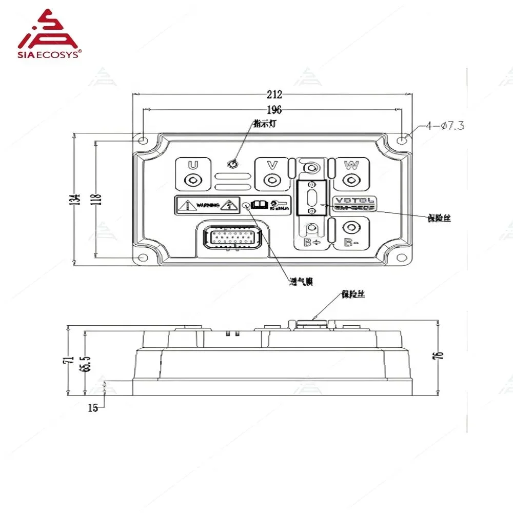 Gold SellerVotol EM260SGTP-CAN - đánh giá và giá Programmable Bldc Motor Controller 96V