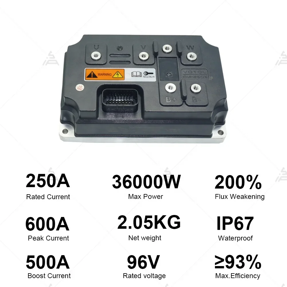 Gold SellerVotol EM260SGTP-CAN - đánh giá và giá Programmable Bldc Motor Controller 96V