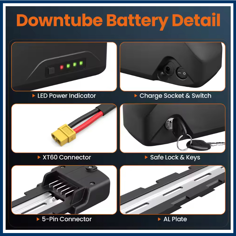 36V 48V 52V 60V 72V 2000W cham - đánh giá và giá Electric Bicycle Battery 72V 30Ah