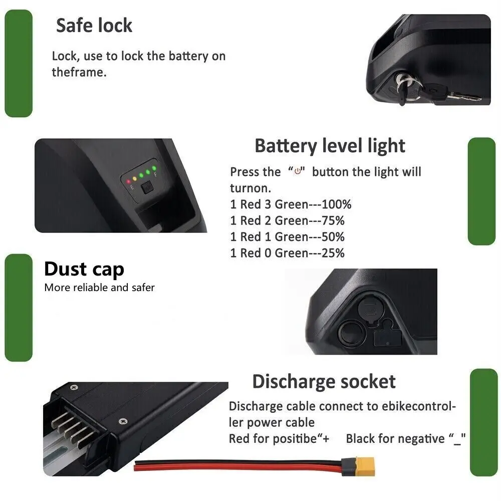 Hailong E-Bike Battery 36V 48V - đánh giá và giá Ebike Battery 48V 20Ah Hailong