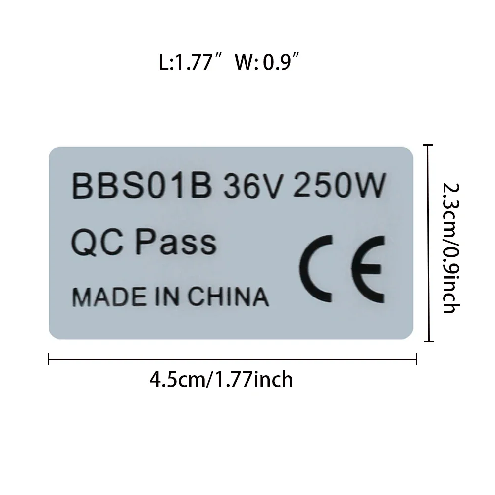 6pcs 36V 250W 48V 750W Sticker - đánh giá và giá Bafang Bbs02B 48V 750W Mid Drive Kit