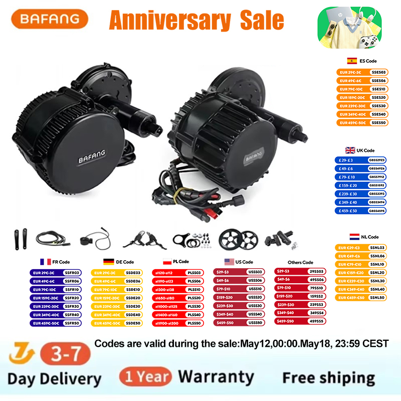 Bafang BBSHD 1000W  48V 68mm M - đánh giá và giá Bafang Bbshd 1000W Conversion Kit